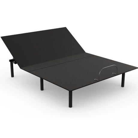 Queen Essential Adjustable Fabric Metal Base - Omega Lifestyles