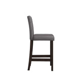 Transitional Casual Solid Wood Dining Table With 4 Stools Set - Omega Lifestyles