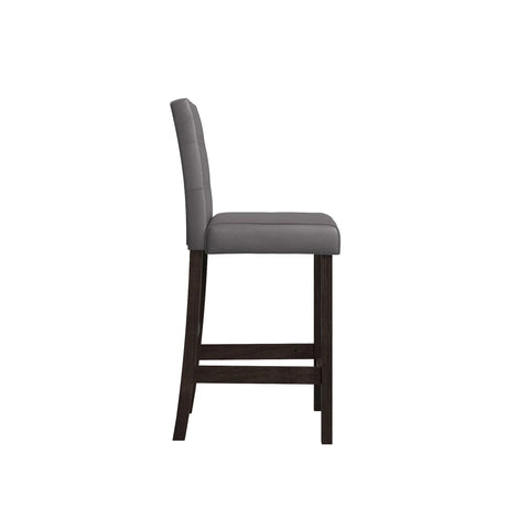 Transitional Casual Solid Wood Dining Table With 4 Stools Set - Omega Lifestyles