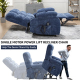 Medium-Firm Large Power Lift Massage Recliner Chair - Omega Lifestyles
