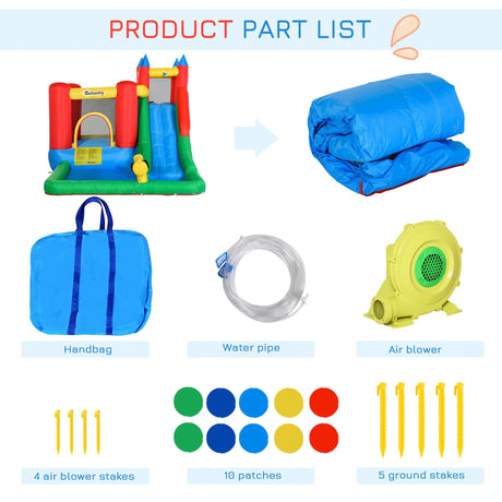 Inflatable Kids Bounce House Water Slide With Pool - Omega Lifestyles