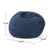 Large High-Density Shredded Foam Microsuede Bean Bag Chair - Omega Lifestyles