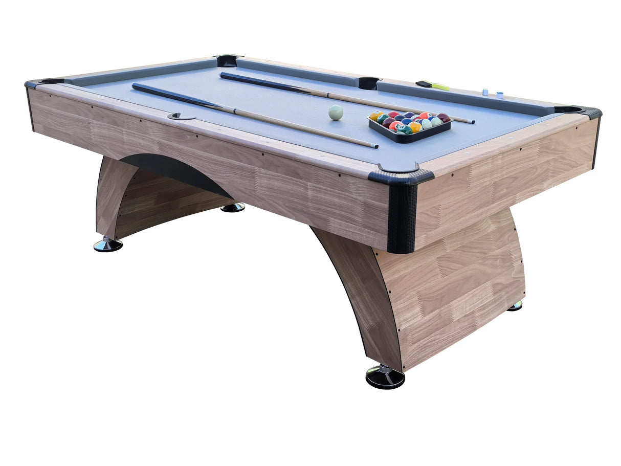 7-Ft Foldable Wood MDF Pool Table Billiards Gaming Table - Omega Lifestyles