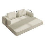 Convertible Foldable Corduroy Sofa Bed With Mattress - Omega Lifestyles
