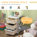 Kids Plastic Storage Organizer With Removable Drawers - Omega Lifestyles