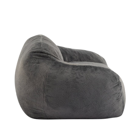 Soft Shredded Foam Faux Fur Indoor Bean Bag Chair - Omega Lifestyles