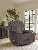 Soft Chenille Manual Swivel Recliner With Heavy Duty Foam - Omega Lifestyles