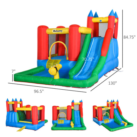 Inflatable Kids Bounce House Water Slide With Pool - Omega Lifestyles