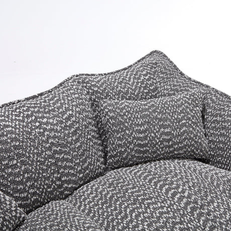 Dual Chenille Bean Bag Chair With High Resilience Foam Core - Omega Lifestyles