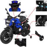 12V Kids Electric Ride-On Motorcycle With Training Wheels - Omega Lifestyles