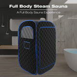 Portable Steam Sauna Tent With Folding Chair and Remote - Omega Lifestyles