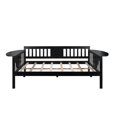 Full Full Size Solid Wood Espresso Daybed Frame - Omega Lifestyles