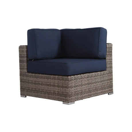 4-Person Modular Weather-Resistant Outdoor Wicker Seating Set - Omega Lifestyles