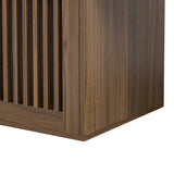 Mid-Century Modern Extendable Walnut Cat Furniture TV Stand - Omega Lifestyles