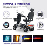 Heavy Duty Mobility Scooter With Turn Signals - Omega Lifestyles
