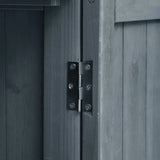 Outdoor Rolling Grill Cart With Raised Shelf Storage - Omega Lifestyles