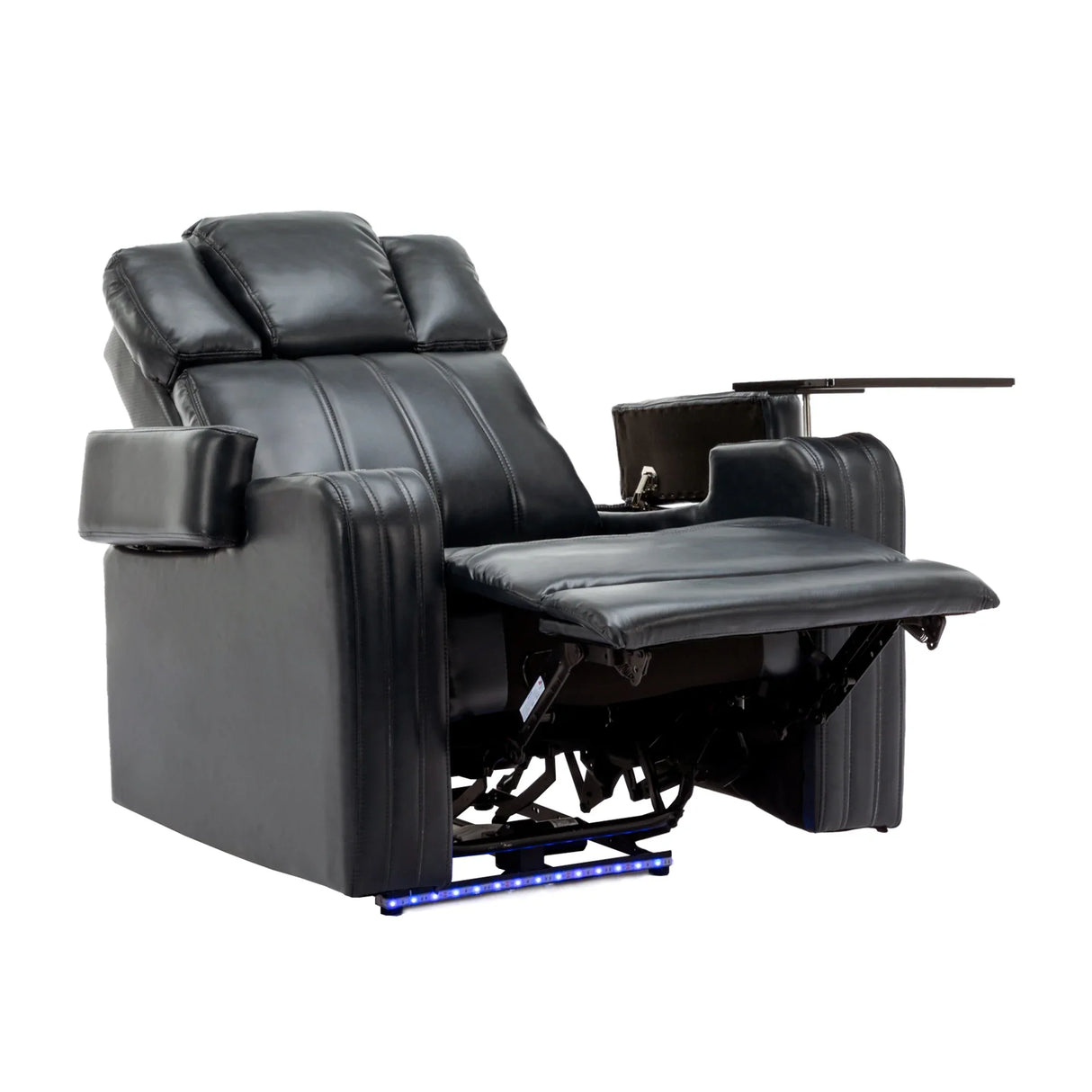 Power PU Leather Recliner Chair With Cooling Cup Holder - Omega Lifestyles