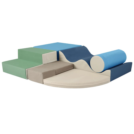 Colorful Soft Foam Kids Climb And Crawl Playset - Omega Lifestyles
