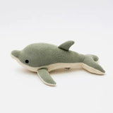 Hand-Knitted Cotton Stuffed Dolphin Soft Toy - Omega Lifestyles