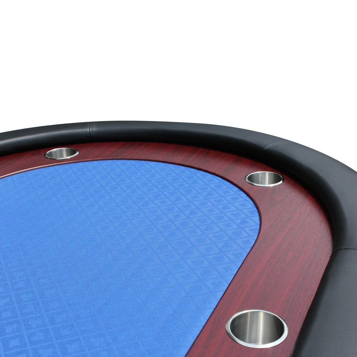 Modern Foldable Poker Table With Wooden Racetrack - Omega Lifestyles