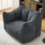 Chenille Foam Bean Bag Chair For Adults - Omega Lifestyles