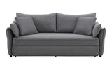 Contemporary Medium-Firm Fabric Pull-Out Sofa Sleeper With Storage - Omega Lifestyles