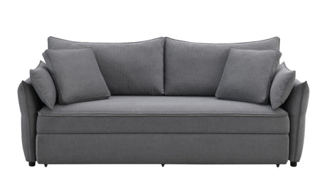 Contemporary Medium-Firm Fabric Pull-Out Sofa Sleeper With Storage - Omega Lifestyles