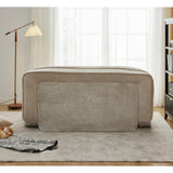 Medium-Soft Adjustable Loveseat Lazy Sofa With Chenille Upholstery - Omega Lifestyles