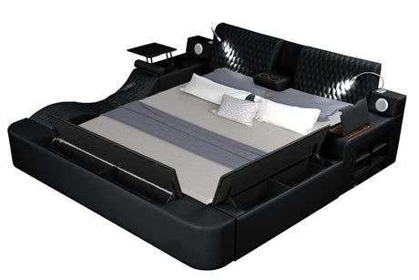 Remote-Controlled Massage Chaise Lounge Bed Frame - Omega Lifestyles