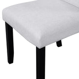 5-Piece Round Solid Wood Dining Table Set With Upholstered Chairs - Omega Lifestyles