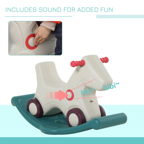Kids 2-in-1 Rocking Horse And Sliding Car Toy - Omega Lifestyles