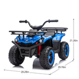 24V High-Power Kids Ride On ATV With Bluetooth - Omega Lifestyles