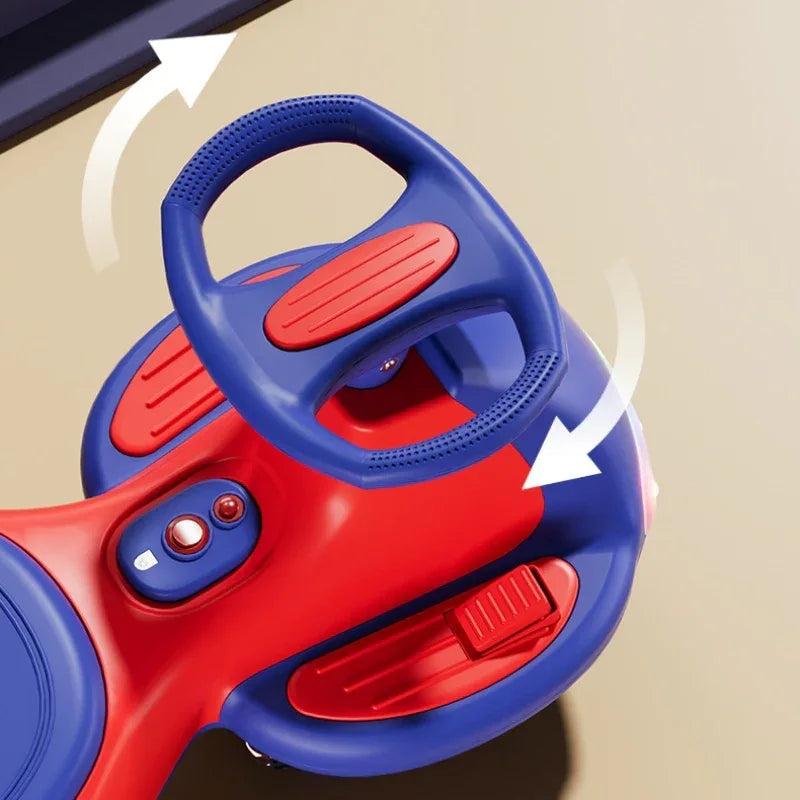 Kids Electric Wiggle Car Rechargeable Battery Pedal Toy - Omega Lifestyles