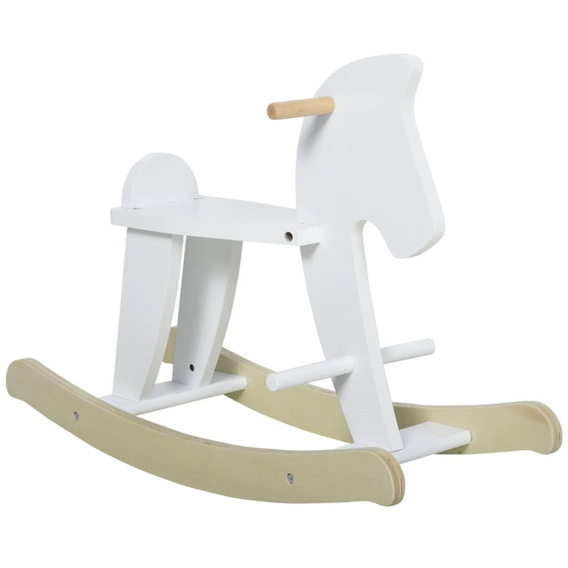 Wooden Toddler Rocking Horse Ride-On Toy - Omega Lifestyles