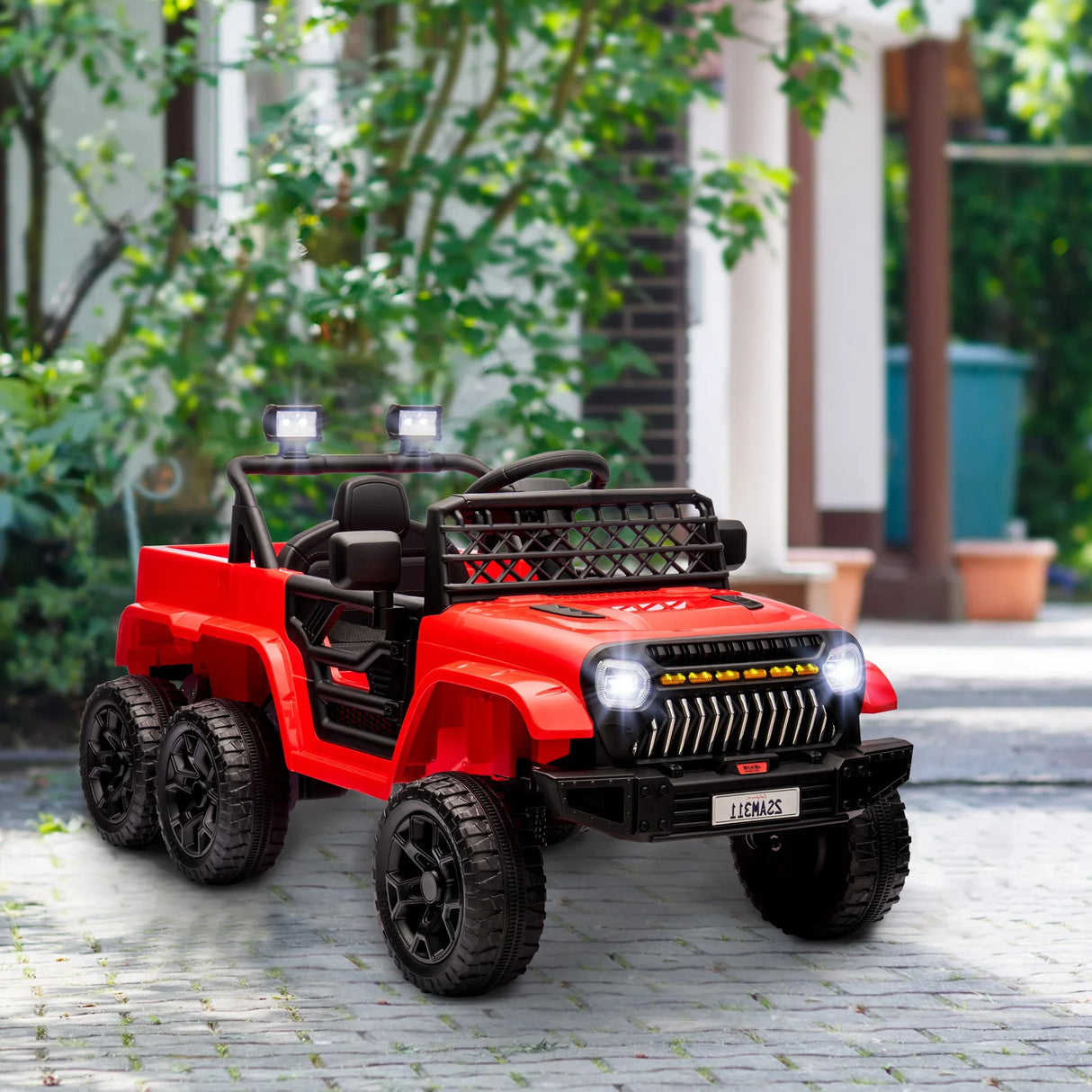 12V 4x4 Kids Electric Ride-On Truck With Remote Control - Omega Lifestyles