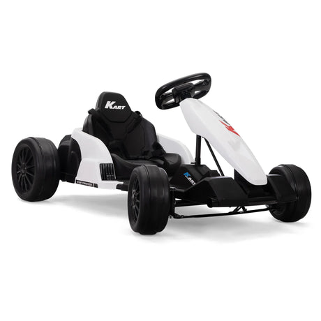 Electric Kids Ride-On Go-Kart With Music and Safety Gear - Omega Lifestyles