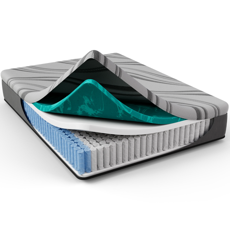 Medium 12-Inch Gel Memory Foam Twin XL Mattress - Omega Lifestyles