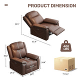 Electric Recliner Chair With USB Charging And Lumbar Support - Omega Lifestyles