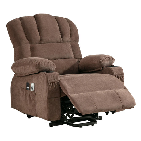 Power Electric Soft Massage Lift Lounge Chair With Heating - Omega Lifestyles
