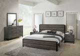 Ioana Antique Grey Wood 5-Piece Queen Bedroom Set