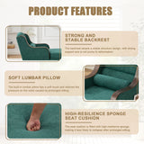 Oversized Chenille Fabric Lounge Chair With Storage - Omega Lifestyles