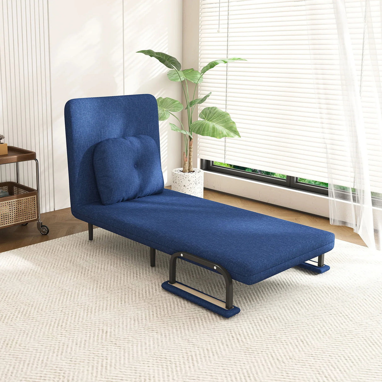 3-in-1 Folding Sofa Bed Adjustable Backrest Recliner Chair - Omega Lifestyles