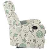 Manual Recliner Chair With Adjustable Backrest And Plush Upholstery - Omega Lifestyles