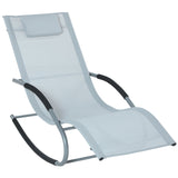 Zero Gravity Outdoor Steel Rocking Lounge Chair