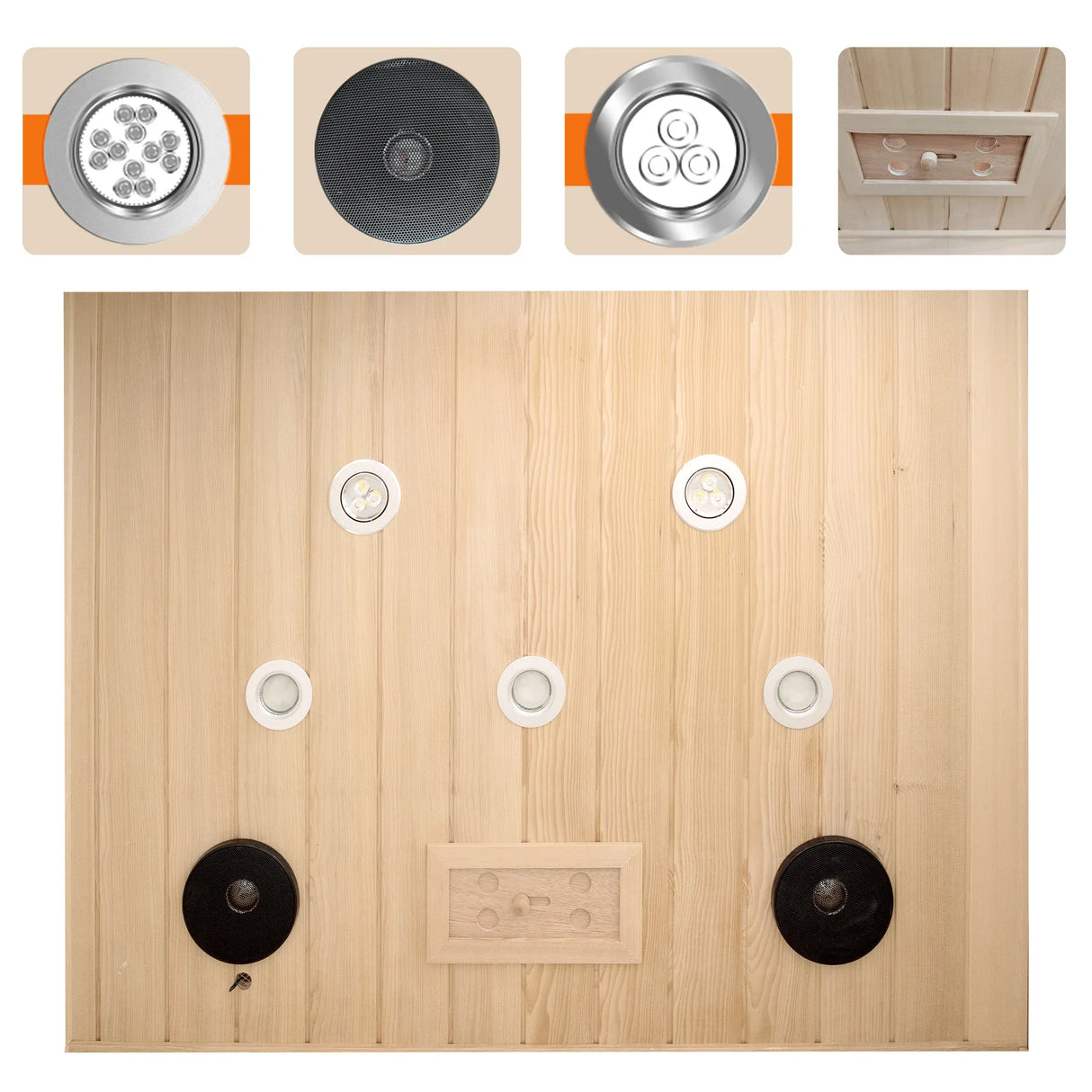 Hemlock Two-Person Low EMF Far Infrared Sauna Room - Omega Lifestyles