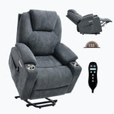 Power Lift Recliner Chair With Massage Heat And USB Ports - Omega Lifestyles