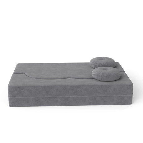 Convertible Plush Foam-Filled Soft Sleeper Sofa Bed With Pillows - Omega Lifestyles