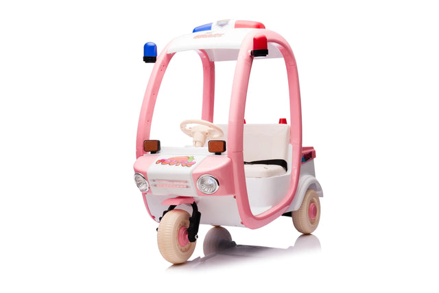 12V Two-Seater Kids Electric Police Ride-On Car - Omega Lifestyles