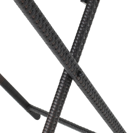 Outdoor Folding Rattan Wicker Patio Bar Table - Omega Lifestyles