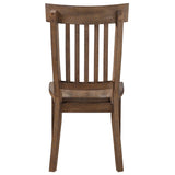 7-Piece Distressed Wood Modern Ranch Dining Set - Omega Lifestyles